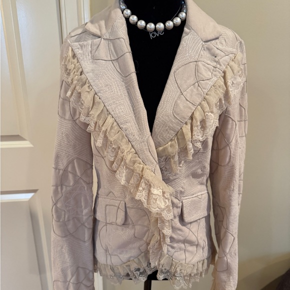 Sheri Bodell Jackets & Blazers - Sheri Bodell ruffled suit blazer ￼